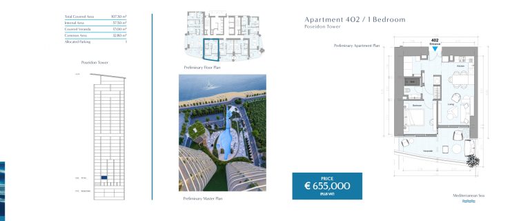 1 Bedroom Apartment for Sale in Limassol District