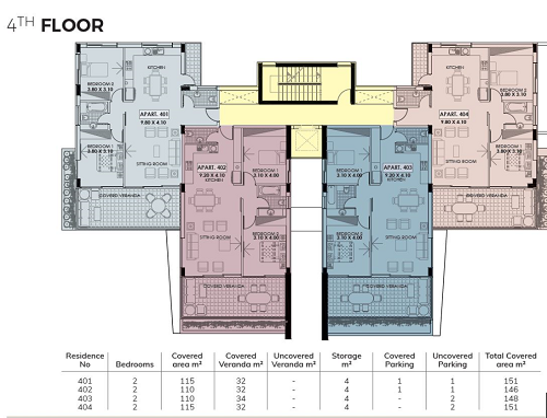 4 Bedroom Apartment for Sale in Germasogeia – Tourist Area, Limassol District