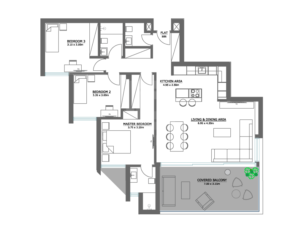 2 Bedroom Apartment for Sale in Engomi, Nicosia District