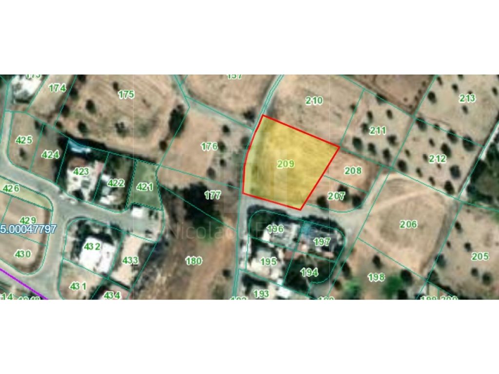 2,311m² Plot for Sale in Agia Varvara, Nicosia District