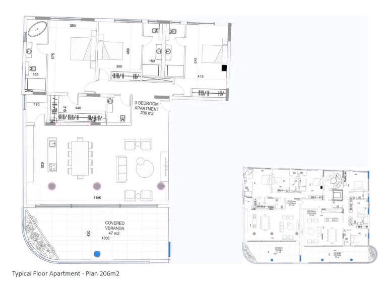 3 Bedroom Apartment for Sale in Nicosia District