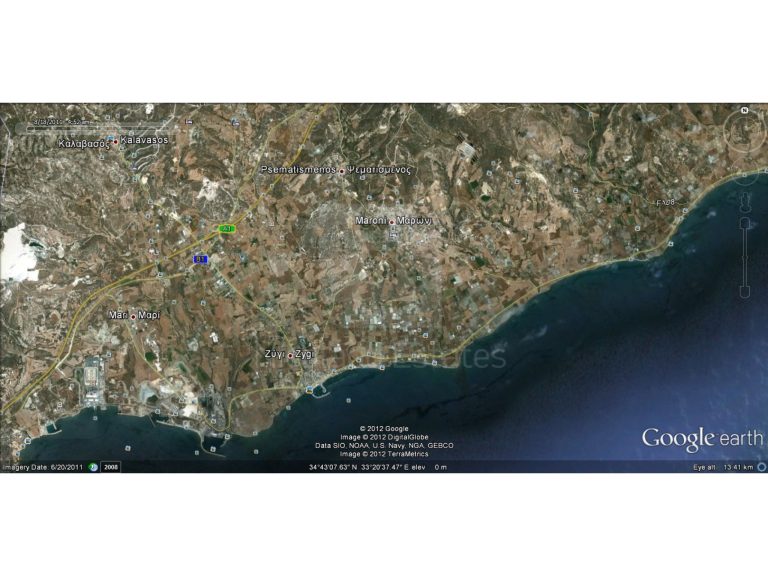 21,739m² Plot for Sale in Kalavasos, Larnaca District