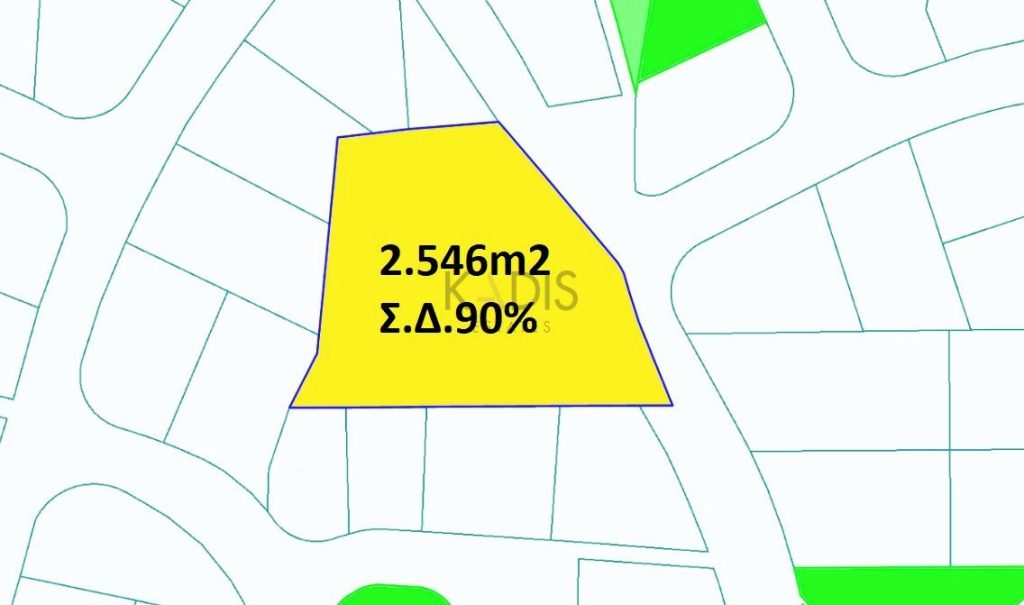 2,546m² Plot for Sale in Nicosia District