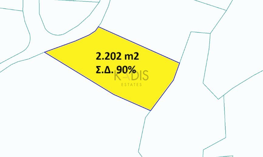 2,202m² Plot for Sale in Dali, Nicosia District