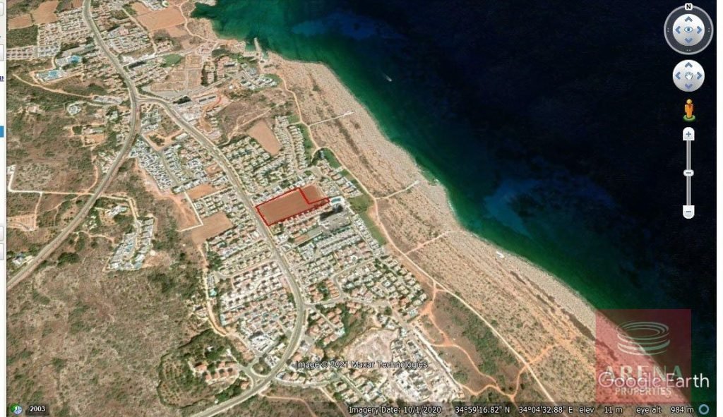 7,233m² Plot for Sale in Protaras, Famagusta District