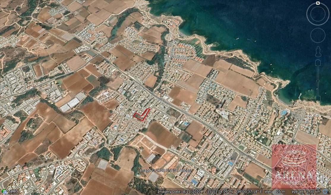 1,161m² Land for Sale in Kapparis, Famagusta District