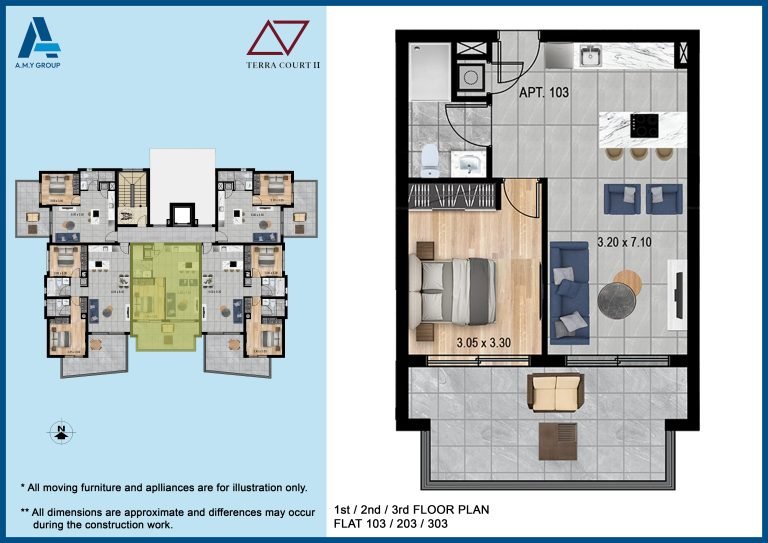 1 Bedroom Apartment for Sale in Germasogeia, Limassol District