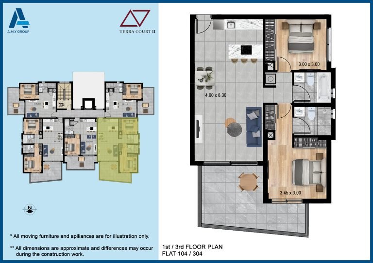 2 Bedroom Apartment for Sale in Germasogeia, Limassol District