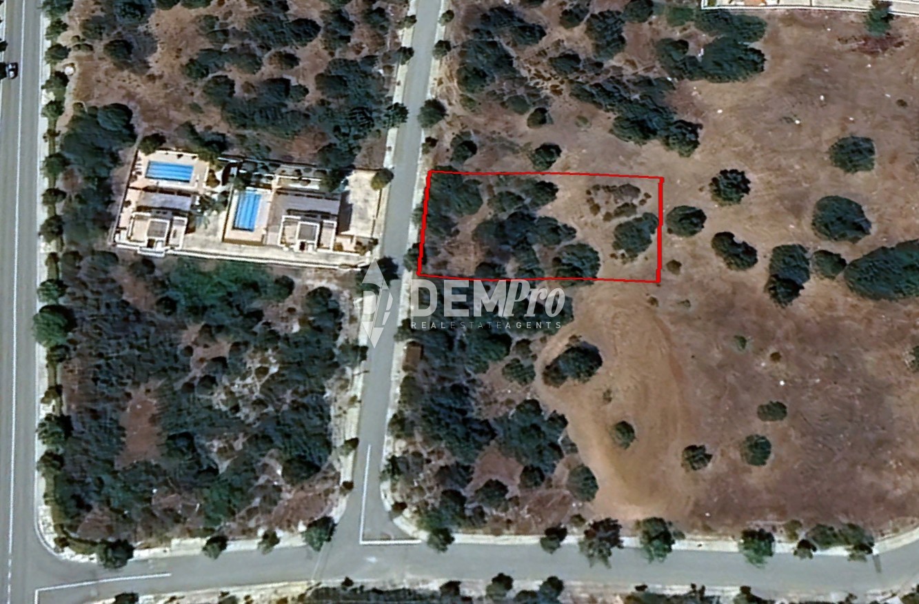 1,250m² Plot for Sale in Paphos District