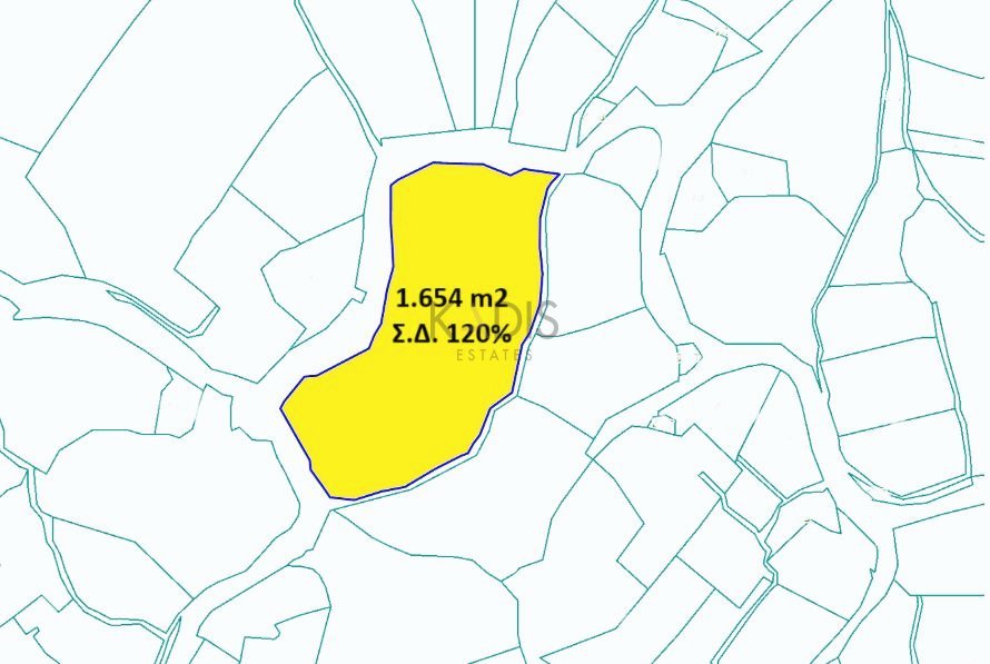 1,654m² Plot for Sale in Korakou, Nicosia District