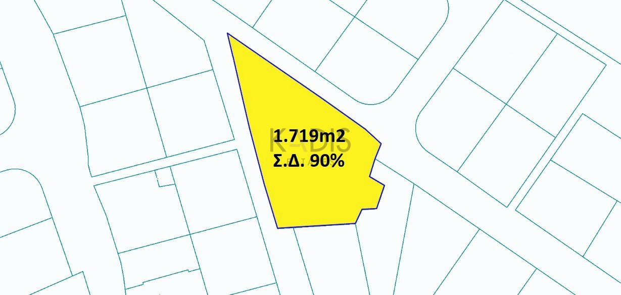 1,719m² Plot for Sale in Strovolos, Nicosia District