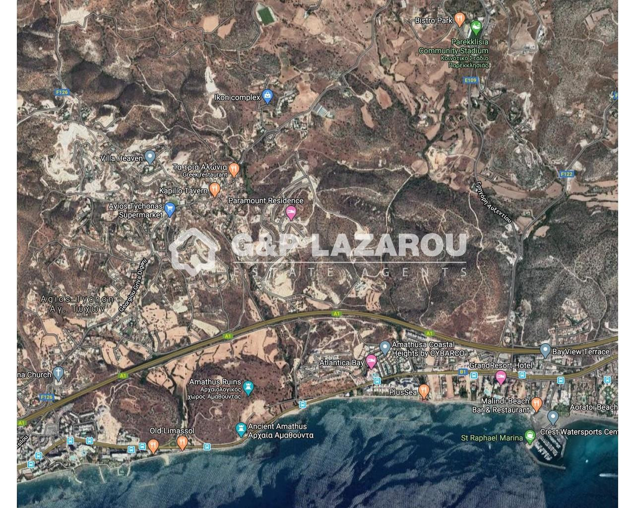 4,257m² Plot for Sale in Agios Tychonas, Limassol District