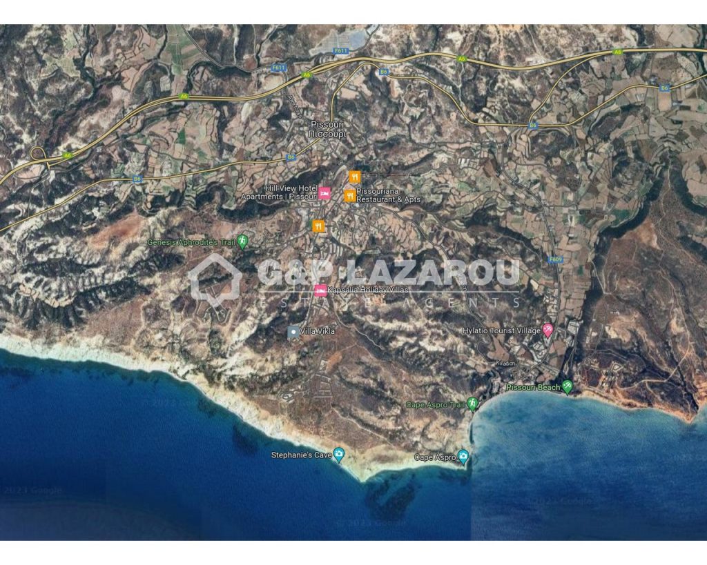 15,617m² Plot for Sale in Pissouri, Limassol District