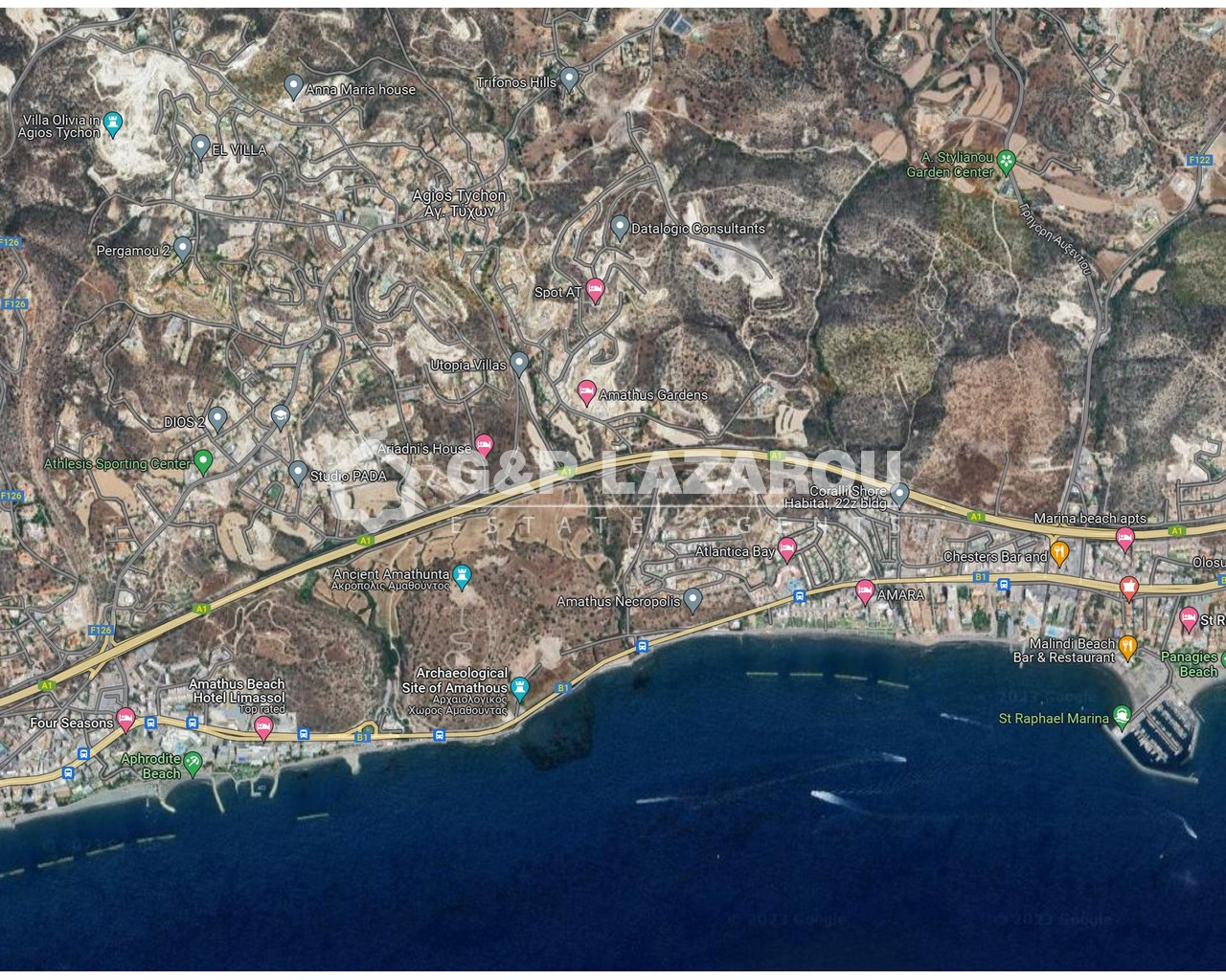 955m² Plot for Sale in Agios Tychonas, Limassol District