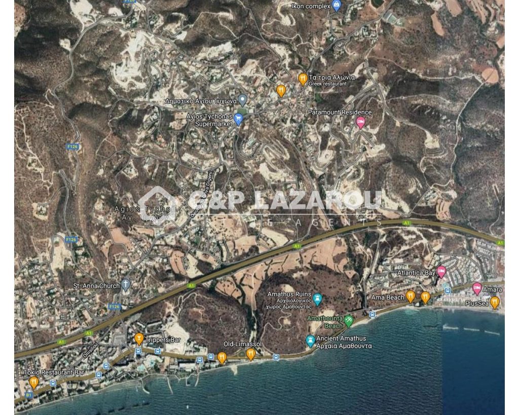 795m² Plot for Sale in Agios Tychonas, Limassol District