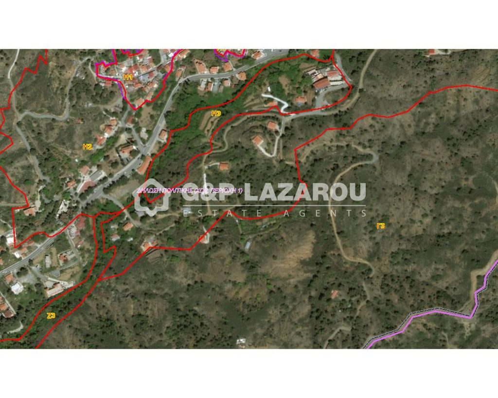 7,659m² Plot for Sale in Kato Platres, Limassol District