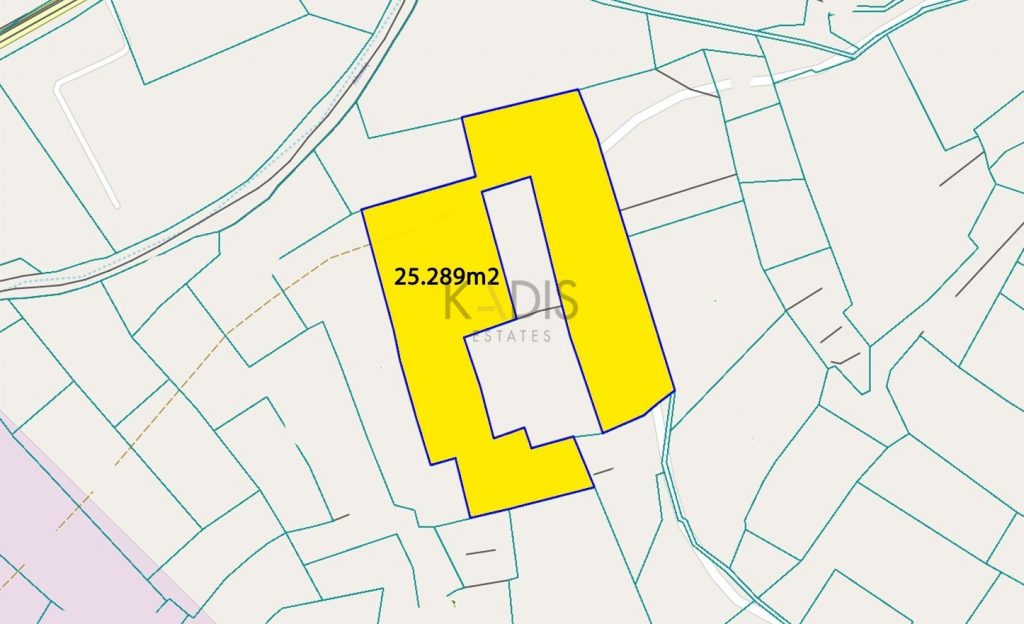 25,289m² Plot for Sale in Dali, Nicosia District