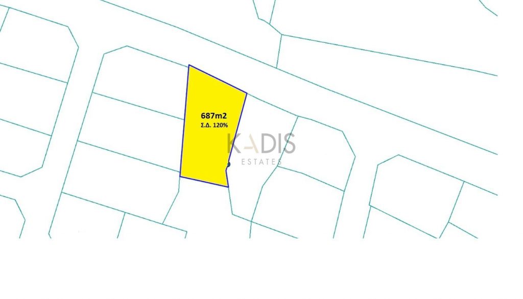 687m² Plot for Sale in Strovolos, Nicosia District