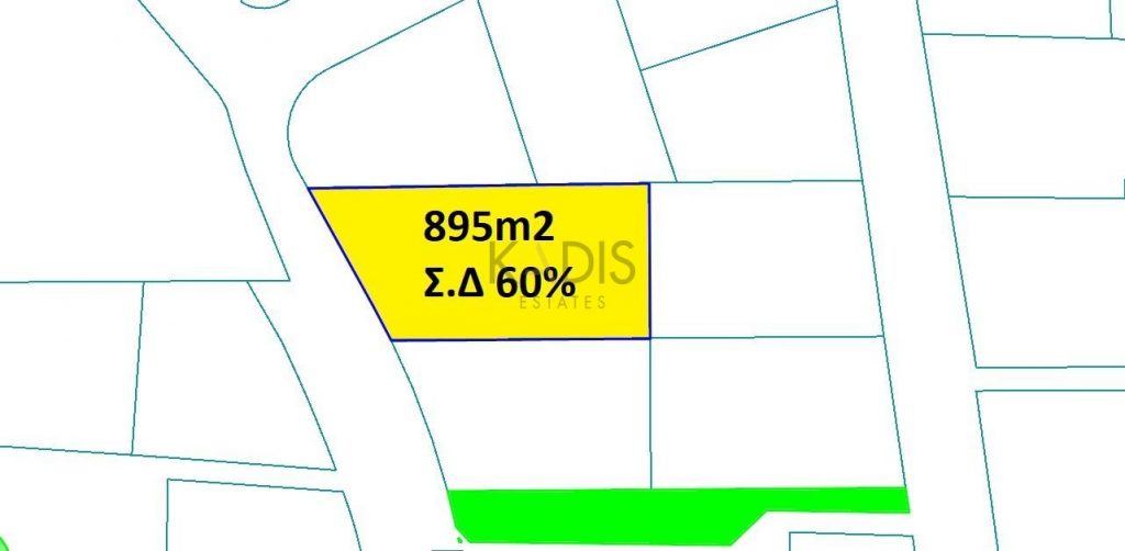 895m² Plot for Sale in Nicosia District