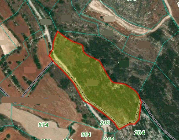 5,853m² Plot for Sale in Agia Varvara, Paphos District
