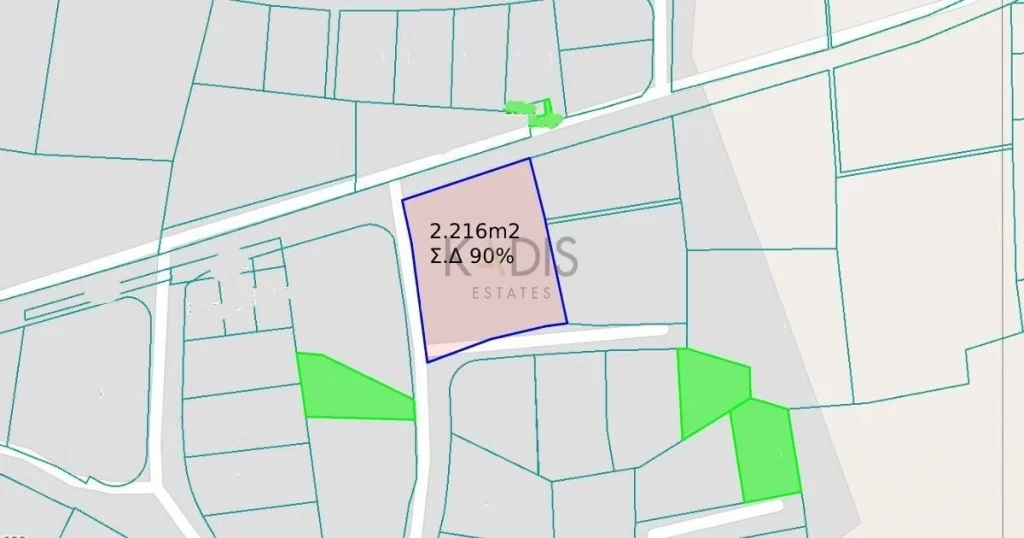 2,214m² Plot for Sale in Dali, Nicosia District