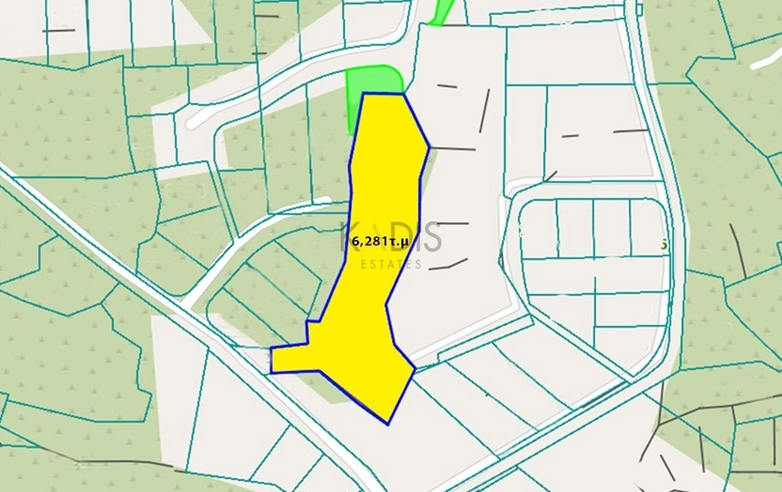 6,281m² Plot for Sale in Dali, Nicosia District