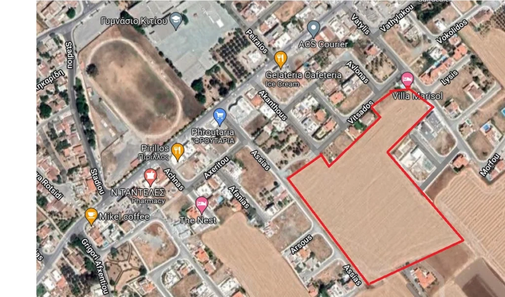 33,448m² Plot for Sale in Kiti, Larnaca District