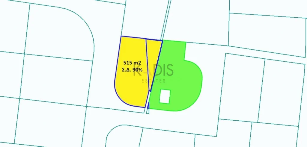 515m² Plot for Sale in Dali, Nicosia District