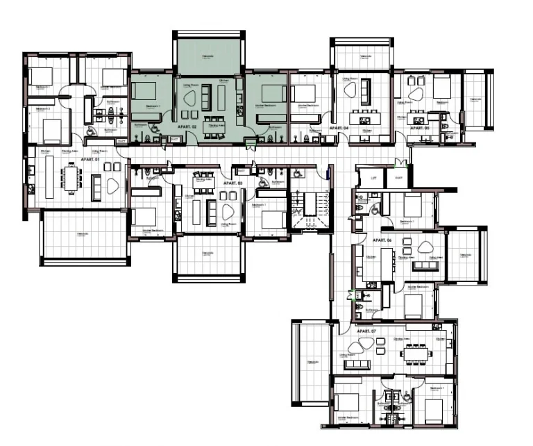 2 Bedroom Apartment for Sale in Lakatameia – Agios Nikolaos, Nicosia District