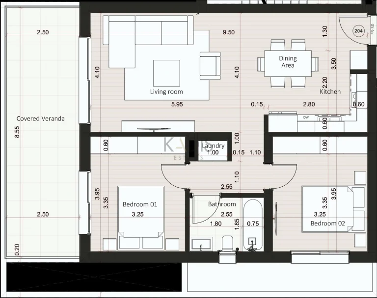 3 Bedroom Apartment for Sale in Limassol – Mesa Geitonia