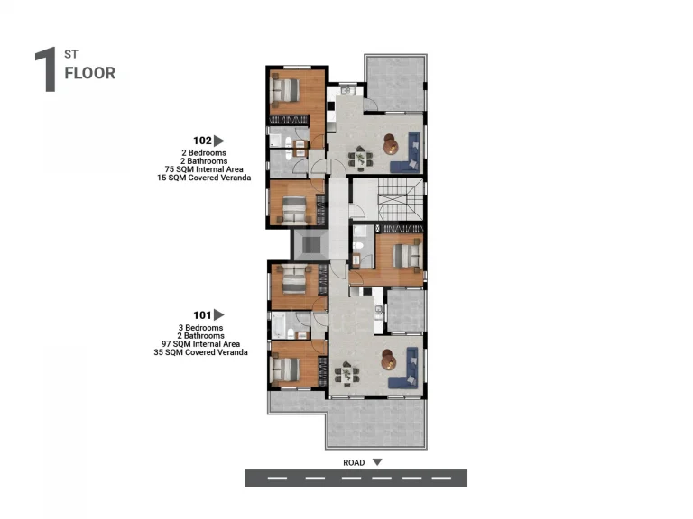3 Bedroom Apartment for Sale in Limassol – Agios Athanasios