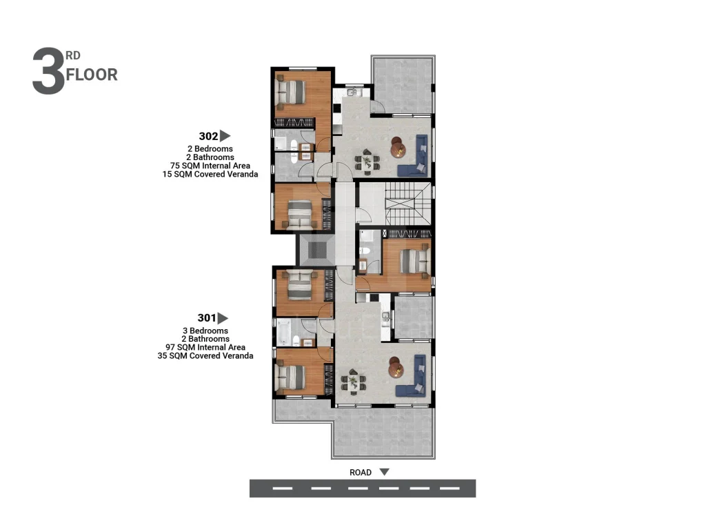 3 Bedroom Apartment for Sale in Limassol – Agios Athanasios