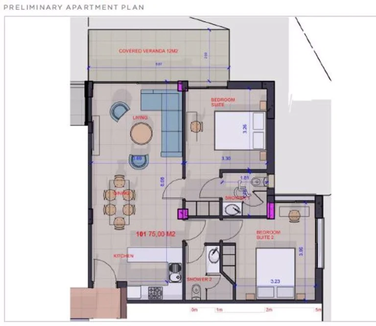 2 Bedroom Apartment for Sale in Chlorakas, Paphos District