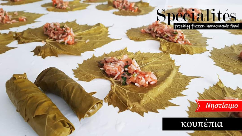 Specialties freshly frozen homemade food