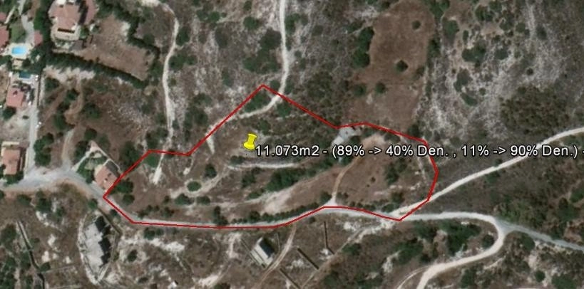 11,073m² Plot for Sale in Agios Tychonas, Limassol District