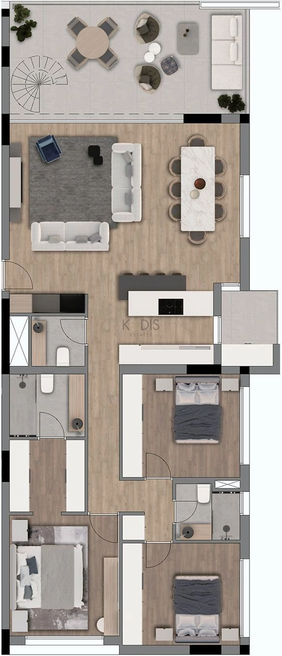 3 Bedroom Apartment for Sale in Nicosia District