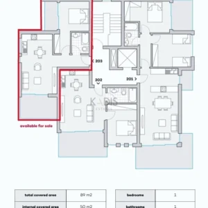 1 Bedroom Apartment for Sale in Limassol – Agios Athanasios