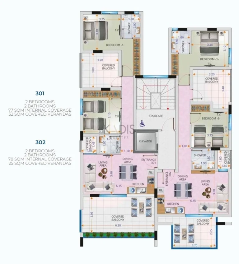 3 Bedroom Apartment for Sale in Livadia Larnakas, Larnaca District