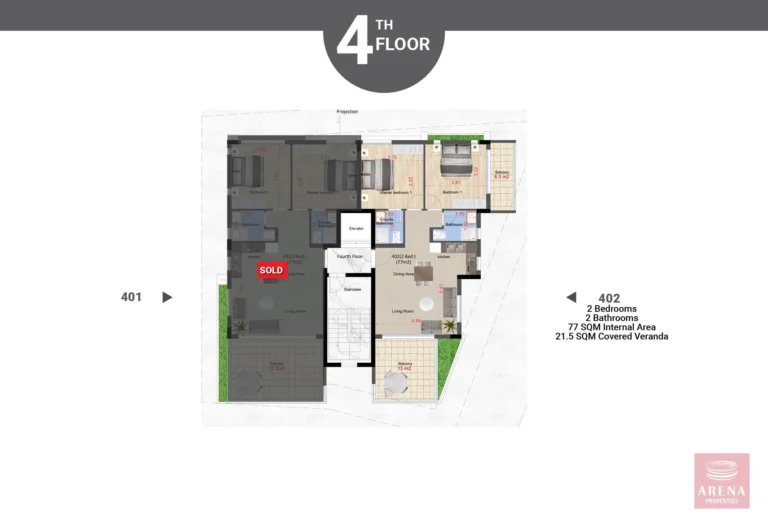 2 Bedroom Apartment for Sale in Larnaca District