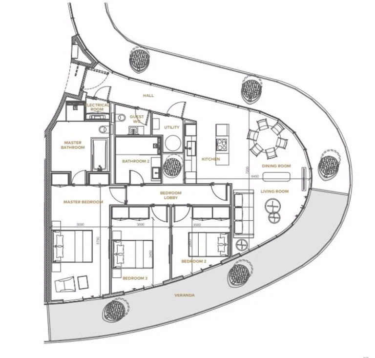 3 Bedroom Apartment for Sale in Famagusta District