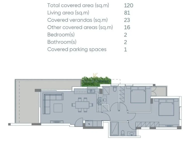 2 Bedroom Apartment for Sale in Larnaca District