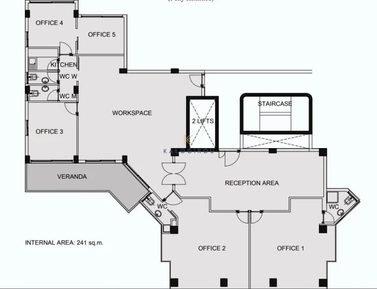 241m² Office for Rent in Drosia, Larnaca District