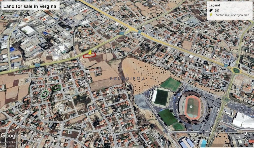 3,114m² Plot for Sale in Vergina, Larnaca District