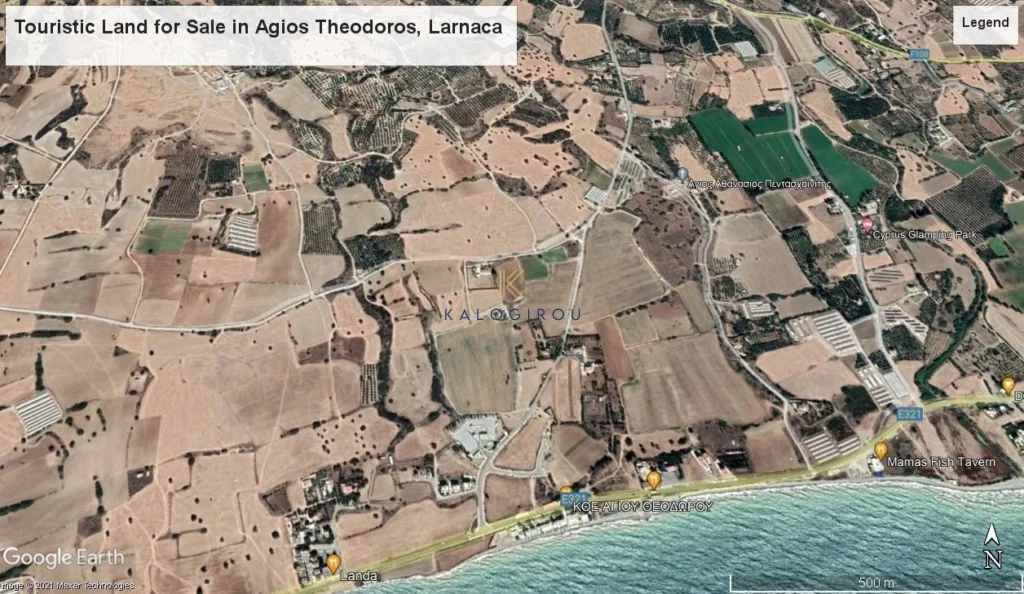 7,135m² Plot for Sale in Agios Theodoros, Larnaca District