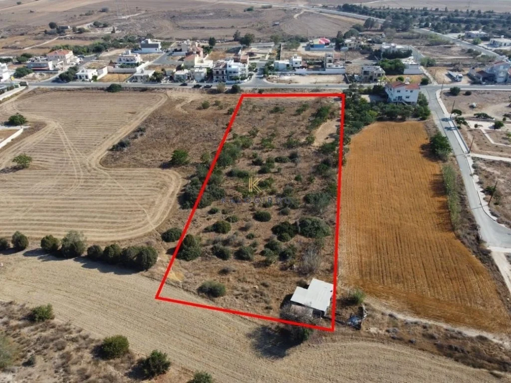 7,108m² Plot for Sale in Ormideia, Larnaca District