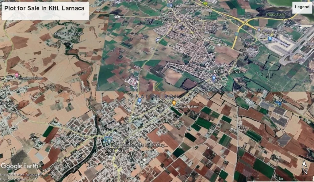 764m² Plot for Sale in Kiti, Larnaca District