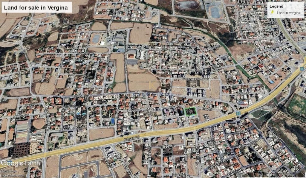 11,279m² Plot for Sale in Vergina, Larnaca District