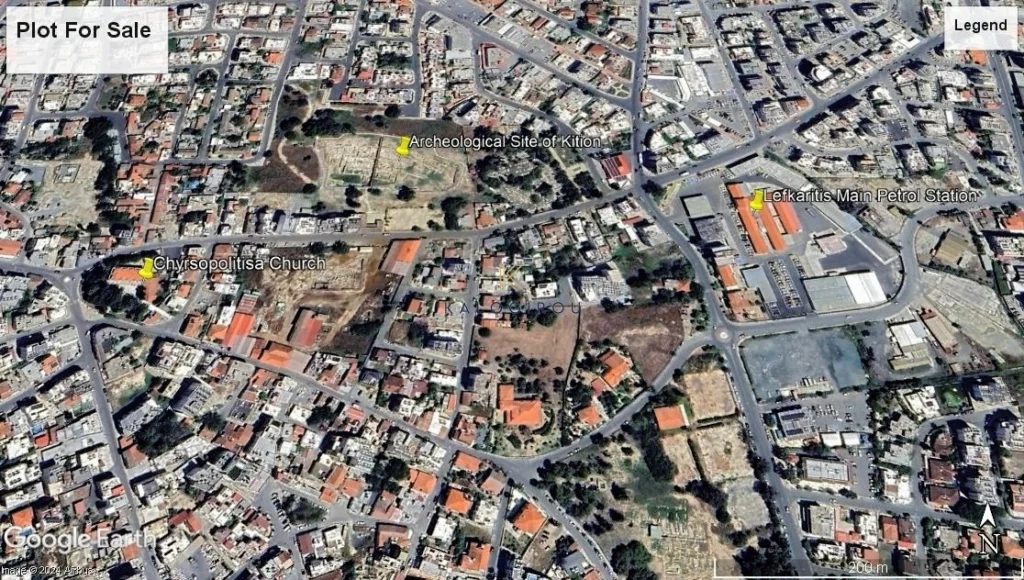 223m² Plot for Sale in Larnaca – Chrysopolitissa