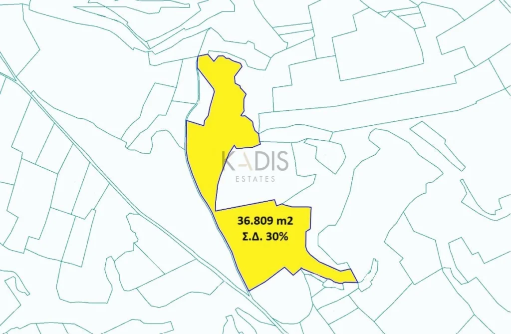 36,809m² Plot for Sale in Dali, Nicosia District