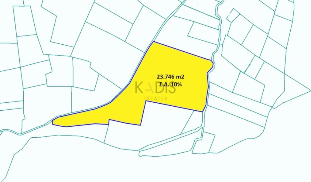 23,746m² Plot for Sale in Dali, Nicosia District